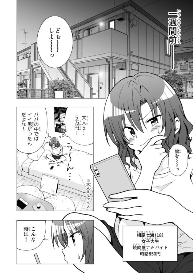 【エロ漫画】パパ活する女子大生のＪＤの物語【エロ同人 無料】(16)