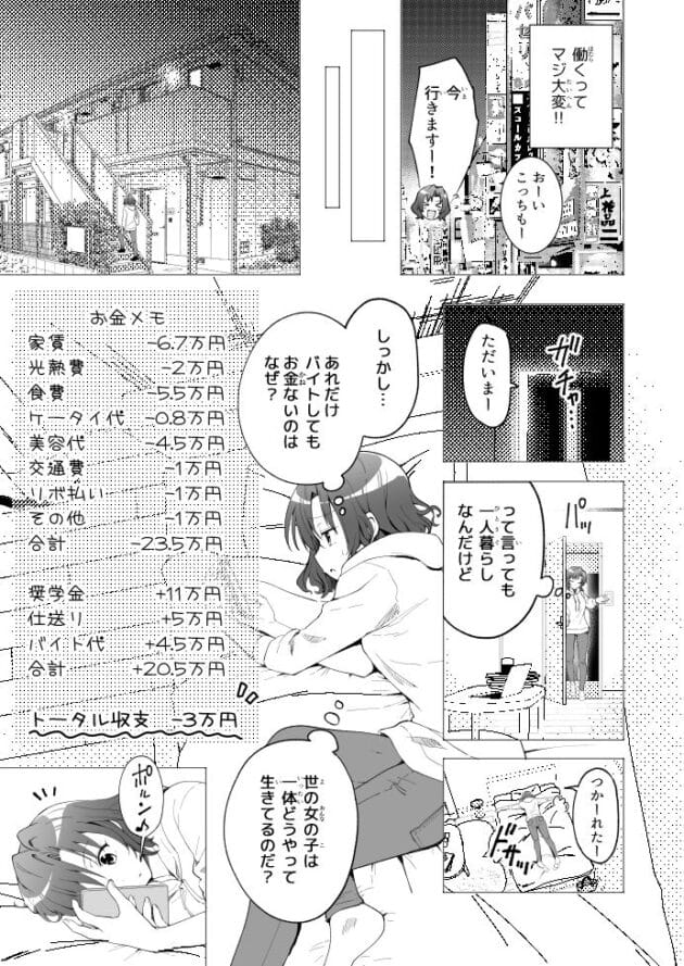 【エロ漫画】パパ活する女子大生のＪＤの物語【エロ同人 無料】(6)