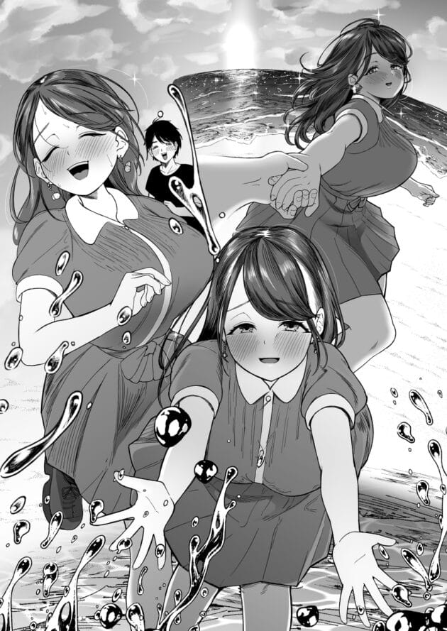 【エロ漫画】振られたから川に向かって、おっぱいくらい揉ませてくれよーって叫んだ結果(7)