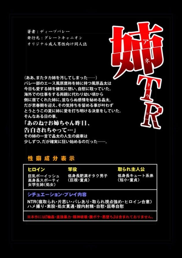 【NTRエロ漫画】グレートキャニオン-姉TRアネトラレ〜僕の大好きなお姉ちゃんがアイツに奪われた話〜DL増量版(28)
